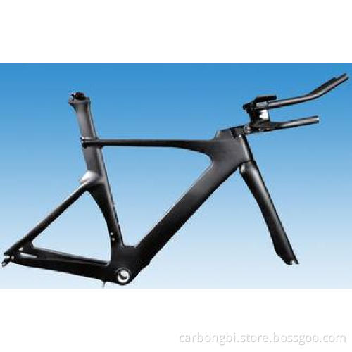 52cm 54cm 56cm Aerodynamic Carbon Time Trial Bike Frame HT-